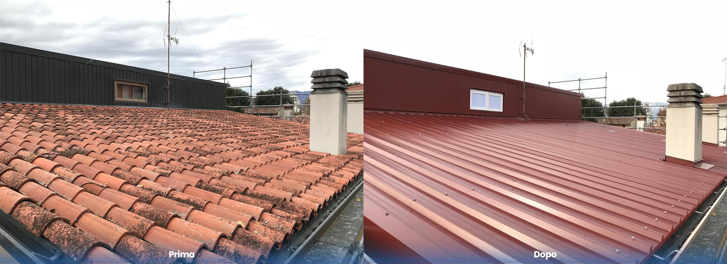  Coperture con pannelli metallici coibentati monopanel - Lattonerie Spagnol 