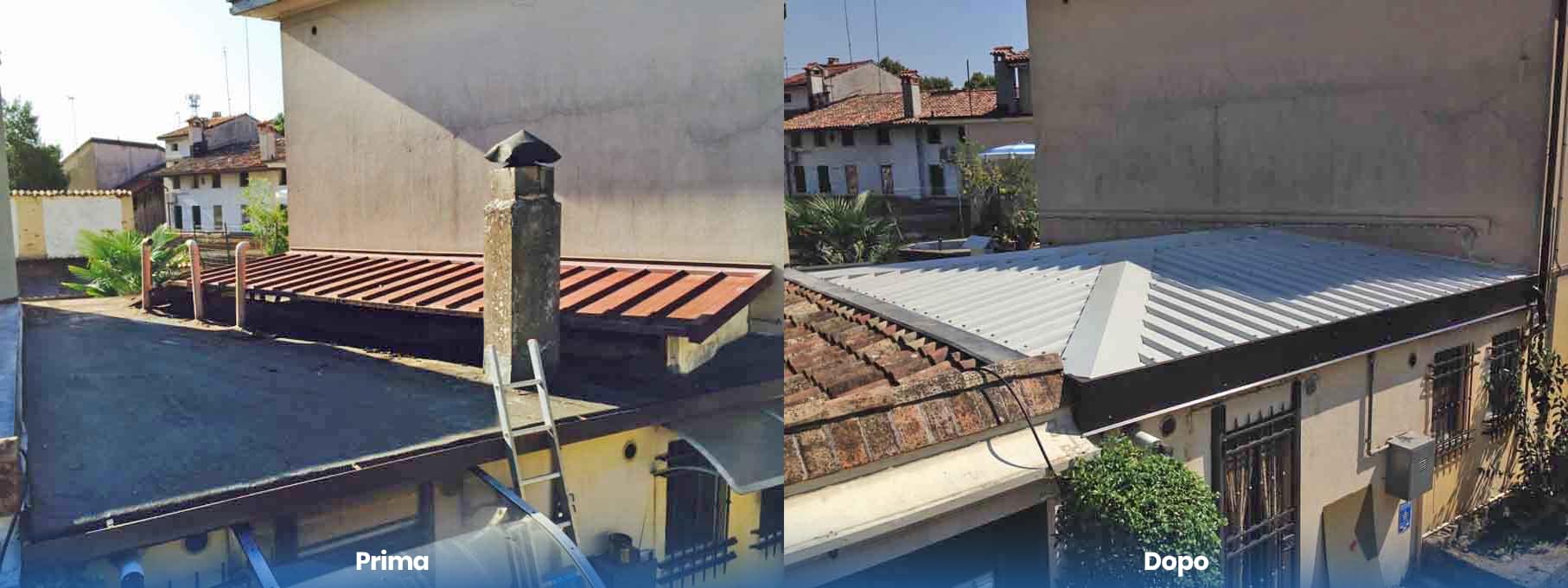  Coperture con pannelli metallici coibentati monopanel - Lattonerie Spagnol 